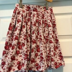 Kate Quinn Strawberry Bubble Skirt